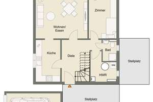 Freistehendes Familienhaus mit 5 Zimmern, Garten und Garage in Münster (Hessen) – Die vollständige Adresse der Immobilie erhältst du vom Anbieter., 64839 Münster – Vorschaubild 17