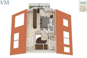 ENERGIEEFFIZIENTER NEUBAU - FEUERBACH
Zentral gelegene 3-Zimmer-Wohnung mit Balkon, Loggia & Garage – 70469 Feuerbach-Mitte, Stuttgart – Vorschaubild 19