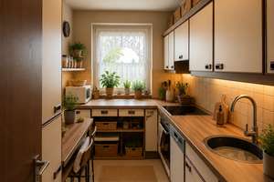 Lichtdurchflutete Wohnung mit Balkon, gr. Keller und Einliegerwohnung - Wohnrecht – Die vollständige Adresse der Immobilie erhältst du vom Anbieter., 81476 Forstenried, München – Vorschaubild 5