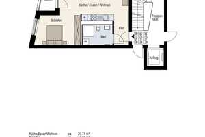 Gute Aussichten: Zwei-Zimmer-Wohnung mit Balkon (WBS erforderlich) – August-Dosenbach-Straße 11, 76189 Karlsruhe – Vorschaubild 11