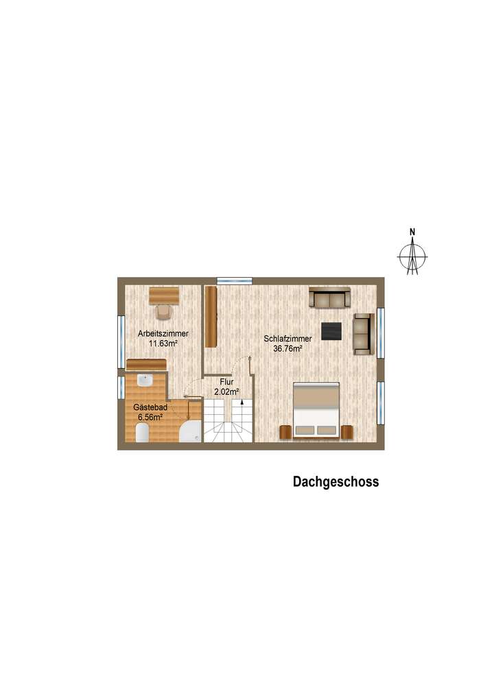 Grundriss Dachgeschoss