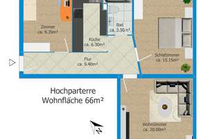 Kapitalanlage mit Substanz und sicherer Einnahme mit Balkon – Die vollständige Adresse der Immobilie erhältst du vom Anbieter., 13585 Spandau (Ortsteil), Berlin – Vorschaubild 7
