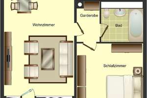 2-Zimmer-Wohnung in Ratingen West – Breslauer Straße 16, 40880 West, Ratingen – Vorschaubild 2