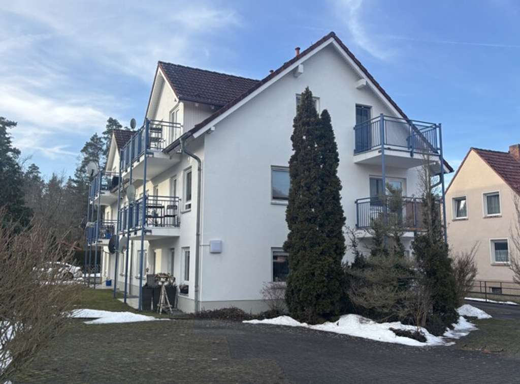 Immobilie in Königsbrück - Eine niedliche Einzimmerwohnung mit Balkon und Stellplatz - Bild 1