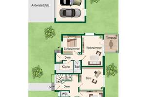 Freistehender Bungalow mit Einliegerwohnung & PKW-Garage in ruhiger Lage von Königswinter-Ittenbach – 53639 Königswinter – Vorschaubild 28