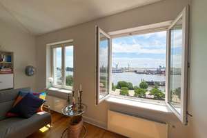Sanierte 3-Zimmer-Altbauwohnung mit Balkon und Panorama-Elbblick – Bernhard-Nocht-Straße 10, 20359 Sankt Pauli, Hamburg – Vorschaubild 1