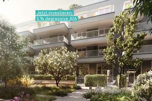 Wohnung in Innenhofgarten: 2 Zi, Süd-Balkon, Design-Ausstattung