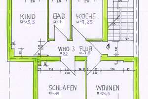 Stilvolle 3-Zimmer-Altbauwohnung 3.OG mit Balkon in Magdeburg-Stadtfeld – 39108 Stadtfeld Ost, Magdeburg – Vorschaubild 30