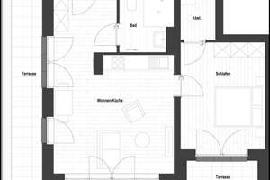 Saniertes 2-Zimmer Penthouse in Flingerns Herzstück (WE 2.25) | mit EBK und 2 Terrassen! – 40233 Flingern Nord, Düsseldorf – Vorschaubild 2
