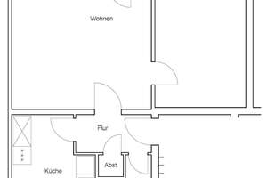 Stettinstr. 24, 1 L - Helle 2-Zimmer Wohnung mit Balkon im Herzen des Heidbergs – Stettinstr. 24, 38124 Heidberg-Melverode, Braunschweig – Vorschaubild 4