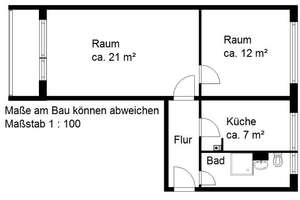 In der Herrichtung! 2-Raumwohnung mit Balkon+ Dusche ganz unten! – Kattowitzer Str. 31, 6128 Südstadt, Halle (Saale) – Vorschaubild 6