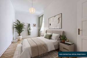 BEZUGSFREI: 3-Zi.-Altbauwohnung, Balkon, Stuck, Dielen für den individuellem Gestaltungsspielraum! – 10713 Wilmersdorf, Berlin – Vorschaubild 6