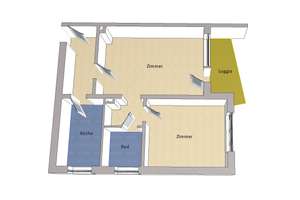 IMMOBERLIN.DE - Sehr angenehme Wohnung mit Sonnenloggia & Lift in populärer Lage – Die vollständige Adresse der Immobilie erhältst du vom Anbieter., 13407 Reinickendorf (Ortsteil), Berlin – Vorschaubild 7