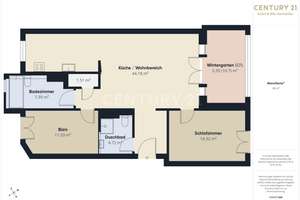 Hochwertige 3-Zimmer Wohnung mit EBK zum Erstbezug – Die vollständige Adresse der Immobilie erhältst du vom Anbieter., 64283 Mitte, Darmstadt – Vorschaubild 18
