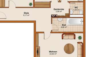 ​​Perfekt für die kleine Familie: Komfortable 3-Zimmer-Wohnung mit Aufzug & Stellplatz in der belieb – Die vollständige Adresse der Immobilie erhältst du vom Anbieter., 76227 Innenstadt-West, Karlsruhe – Vorschaubild 24