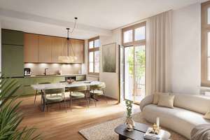 Durchdachte 2-Zimmer-Erdgeschosswohnung mit historischem Charme – Schwedische Allee 21-41, 14476 Fahrland, Potsdam – Vorschaubild 2