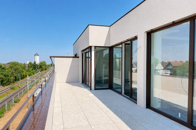 Penthouse 3-Zimmer-Neubau, Erstbezug, Aufzug, Tiefgarage, Geothermie-Wärmepumpe und Kühlung