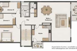 Großzügige Vier-Zimmer-Wohnung mit drei Balkonen und TG-Stellplatz im Dichterviertel – 60320 Dornbusch, Frankfurt am Main – Vorschaubild 16