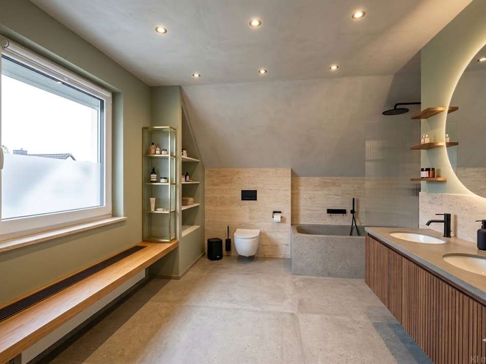 Badezimmer KI modernisiert