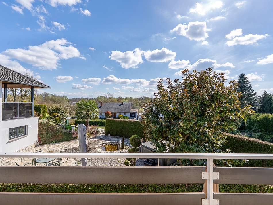 Blick vom Gäste-Zimmer-Balkon