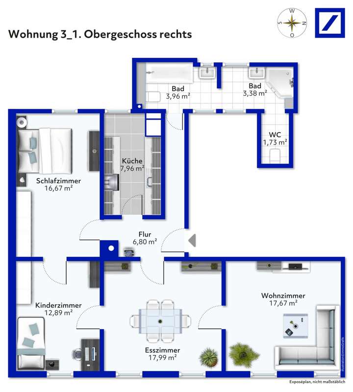 Grundriss Grafik_Wohnung 3