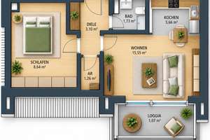 WE60 Immobilieninvestment mit Perspektive in Top Lage! – 40227 Oberbilk, Düsseldorf – Vorschaubild 7