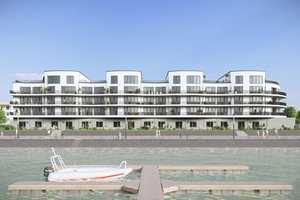 Exklusive Komfortwohnung mit malerischem Wasserblick – Schlaf- und Wohnzimmer mit Zugang zum Balkon – Gelsenkirchen – Vorschaubild 2