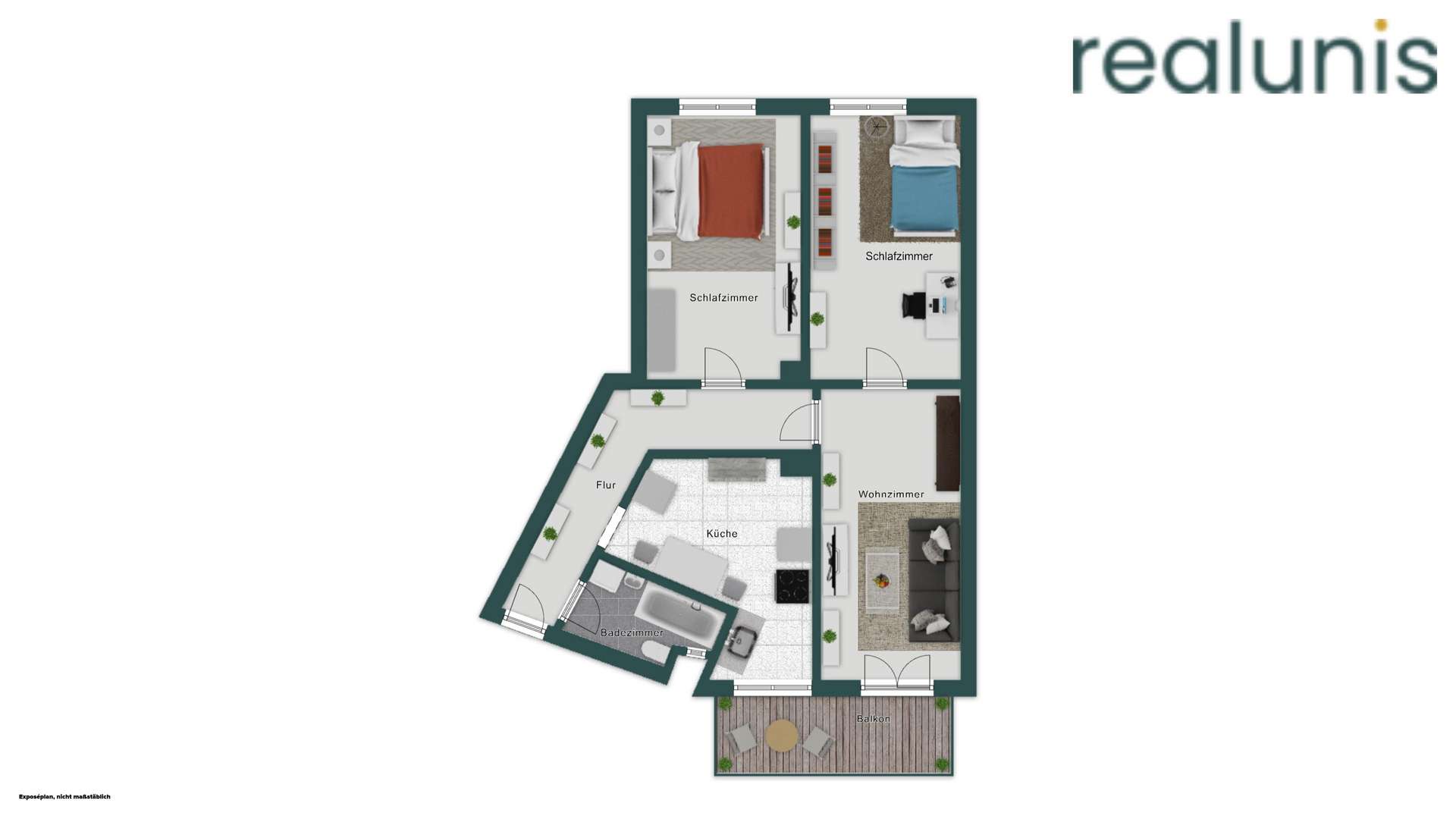 Solide 3-Zimmer mit neuem Balkon in Mannheim-Rheinau – bald bezugsfrei, Mannheim – Bild 2