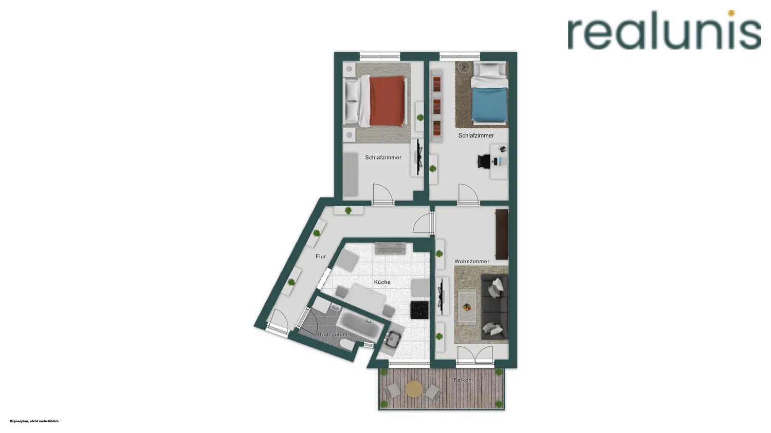 Solide 3-Zimmer mit neuem Balkon in Mannheim-Rheinau – bald bezugsfrei, Mannheim – Bild 4