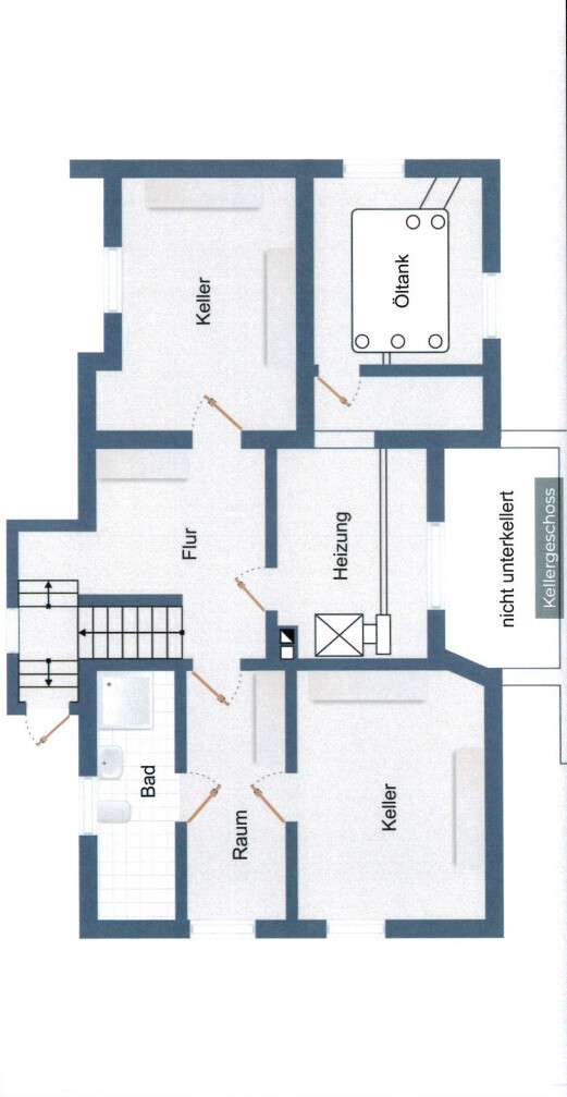 Grundriss Keller