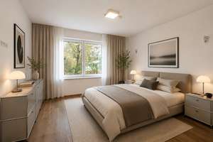AIGNER - Stufenlos! Bezugsfreie 4-Zimmer-Wohnung mit West-Loggia und Blick ins Grüne – Die vollständige Adresse der Immobilie erhältst du vom Anbieter., 81545 Harlaching, München – Vorschaubild 5
