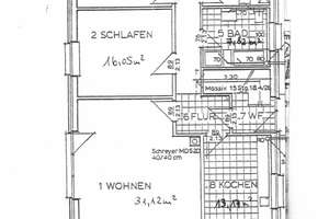3 Zimmer Wohnung mit Garten im EG eines Zweifamilienhauses in Hamburg-Lohbrügge – Auf der Bojewiese 73, 21033 Lohbrügge, Hamburg – Vorschaubild 2