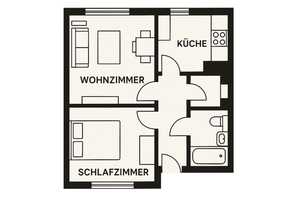 Kernsanierte 2-Zimmer-Wohnung mit Autostellplatz in Prenzlauer Berg – Berlin – Vorschaubild 3