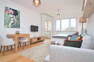 Exklusiv möbliertes 1-Zimmer-Apartment mit WLAN in St.-Johannis