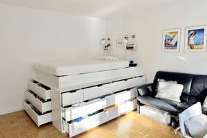 Ab Juli - Nur Singles, helle 1-Zi-Whg im NW, teilmöbliert, Südbalkon, befr. 12-14 M, Top-Infra (S+U) – Ernst-Platz-Straße 14, 80992 Moosach-Bahnhof, München – Vorschaubild 8