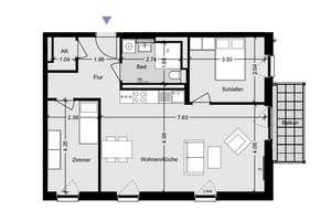 Wohnen mit WBS - BESONDERER WOHNBEDARF – Buschkrugallee 62, 62A, 12359 Britz, Berlin – Vorschaubild 3