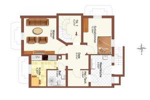 Sehr schönes 2-4 Familienhaus in ruhiger zentraler Lage mit ca. 250 m² Wfl. – Die vollständige Adresse der Immobilie erhältst du vom Anbieter., 88048 Friedrichshafen – Vorschaubild 18