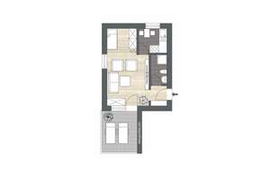 Attraktive Kapitalanlage: Charmantes 1,5-Zimmer-Apartment in guter Lage mit Terrasse – Niebuhrweg 15, 70439 Stammheim-Süd, Stuttgart – Vorschaubild 11