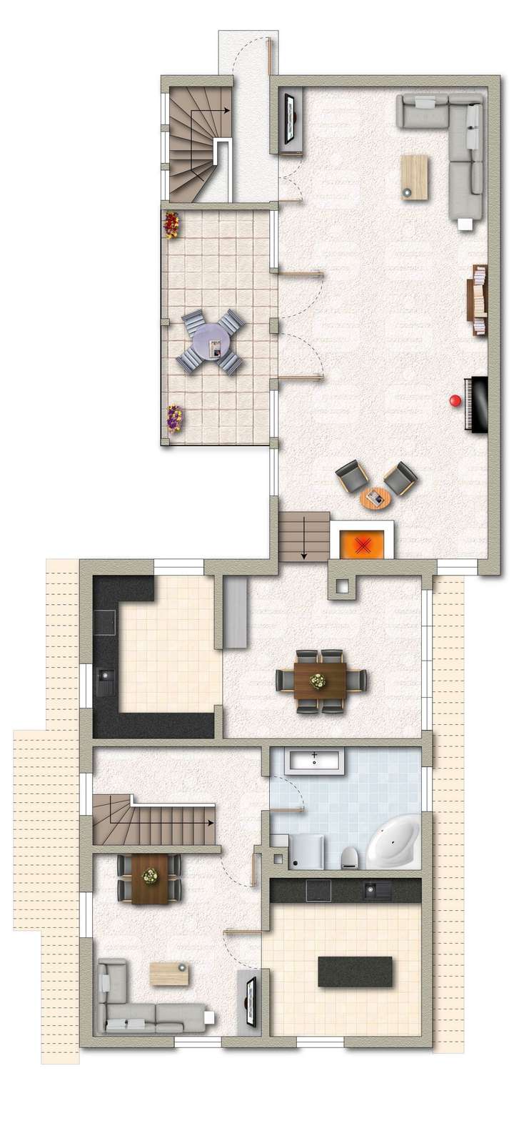 OG Haus 50er Jahre und Mittelt