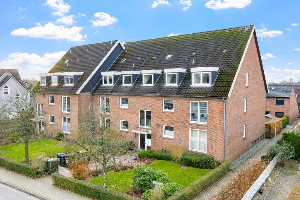 Immobilie in Harrislee - Modernisierte 2-Zimmer-Wohnung mit Westbalkon & TG-Stellplatz - vermietet - Bild 0