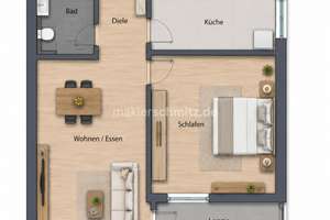 WOHNEN AUF DER BRUCKNERALLEE – LOGGIA, GARAGE & AUFZUG – Die vollständige Adresse der Immobilie erhältst du vom Anbieter., 41236 Grenzland-Stadion, Mönchengladbach – Vorschaubild 11