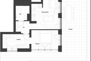 Saniertes 2-Zimmer Penthouse mit freiem Stadtblick (WE 1.66) | mit EBK und Dachterrasse!! – Lindenstraße 95, 40233 Flingern Nord, Düsseldorf – Vorschaubild 2