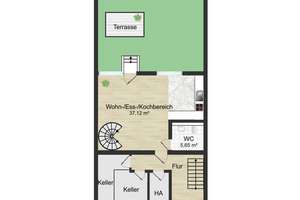 Neuwertige, energieefiziente 4-Zimmer-Maisonette mit eigenem Garten – Die vollständige Adresse der Immobilie erhältst du vom Anbieter., 51103 Höhenberg, Köln – Vorschaubild 11