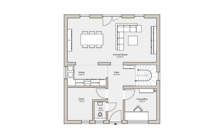 Grundriss Erdgeschoss