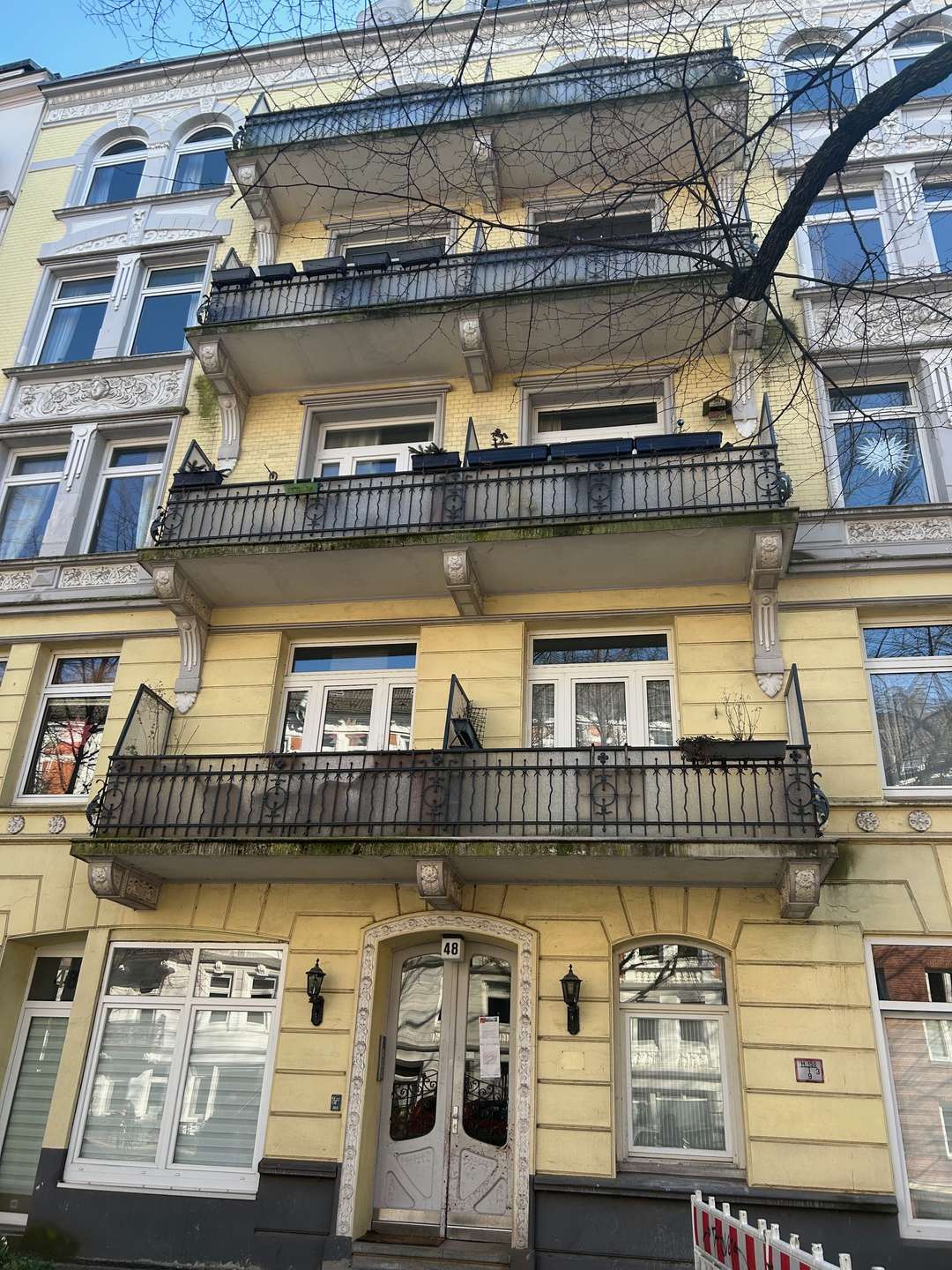 2-Zimmer-Wohnung 59 m², klassischer Altbau in Eilbek, Dachgeschoss, Hamburg – Bild 1