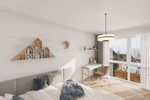 Münster Gremmendorf Neubau - Freundliche 3-Zimmer-Wohnung im 1. OG mit zwei Balkonen – Josef-Suwelack-Weg 33, 48167 Gremmendorf-Ost, Münster – Vorschaubild 5