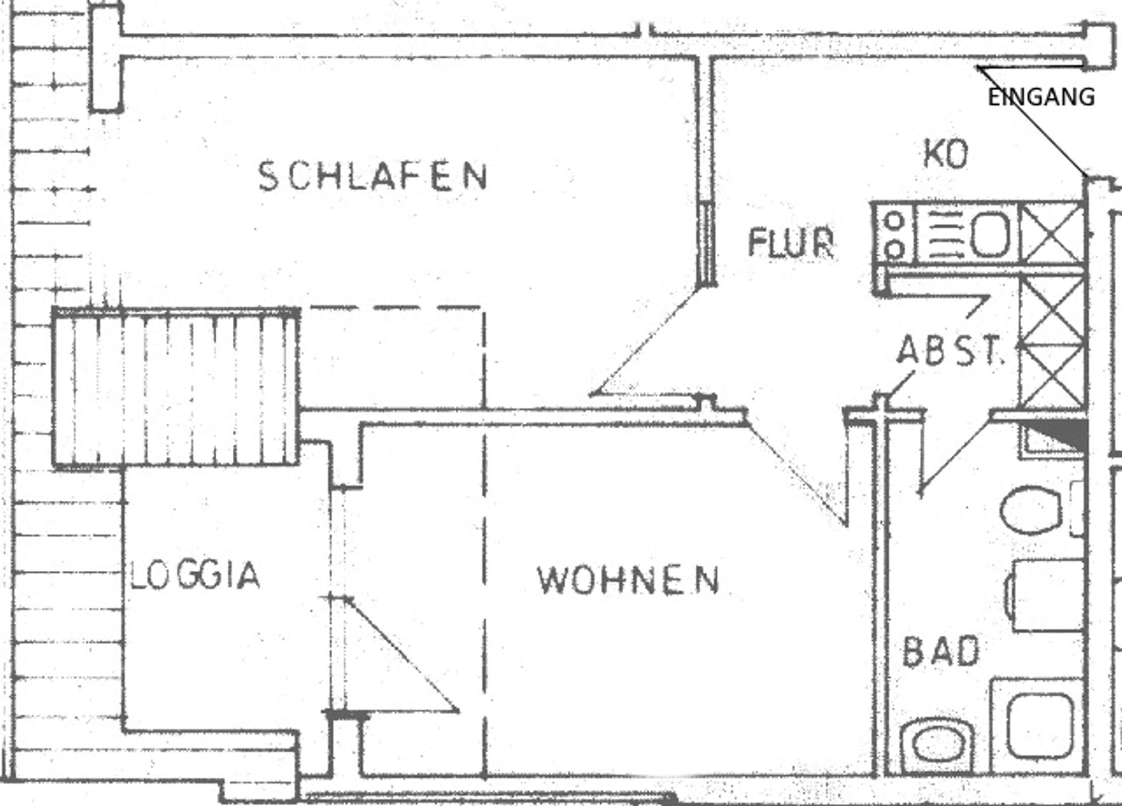 Eigennutzung oder Kapitalanlage: 2-Zimmer-Eigentumswohnung mit Balkon und TG-Stellplatz in Weende