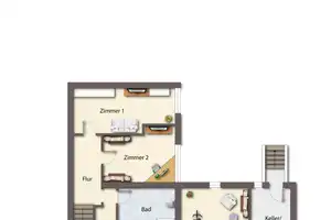 KÖLN-WEIDEN * Topp gepflegter Atrium-Bungalow mit versetzten Ebenen * Garage * 2 Bäder – Köln – Vorschaubild 31