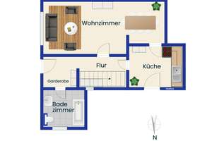 Charmantes Reihenendhaus - zeitlose Wohnqualität in begehrter Lage am Osnabrücker Westerberg – Die vollständige Adresse der Immobilie erhältst du vom Anbieter., 49076 Westerberg, Osnabrück – Vorschaubild 14