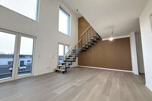Hochwertiges Neubau-Penthouse mit 
ca. 163 m² im Graf Bismarck Quartier   
2 Tiefgaragenstellplätz